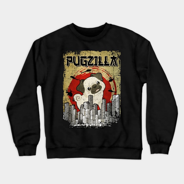 Pug Crewneck Sweatshirt by SerenityByAlex